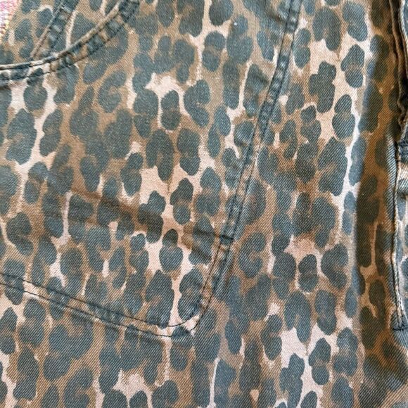 One Teaspoon Sinners Women’s 27 Leopard Print Barrel Harem Pants 100% Cotton - Picture 6 of 15